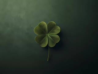 Collection set of green lucky clover and shamrock isolated on transparent background, Saint Patrick day celebration symbol, png file