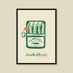 la dolce vita hand drawn vector illustration in a poster frame. art for poster design, postcards, br