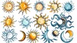 © Ege - Handmade concept sun drawing