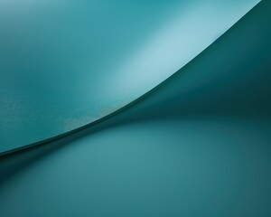 Wall Mural - Smooth teal blue surface with a subtle gradient, providing a modern and dynamic look to your designs.