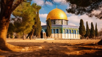 Dome of the Rock Mosque in Jerusalem
