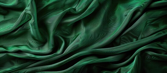 Wall Mural - Abstract green fabric texture providing a blank canvas for designs with a copy space image backdrop