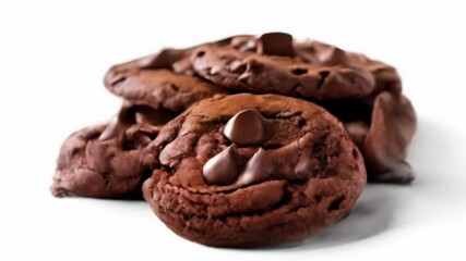 Poster -  Chocolatey delight  A stack of freshly baked cookies