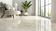 © OnuTH - Close-Up of White Marble Flooring in Modern Interior.