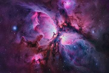 Wall Mural - an awe-inspiring image capturing the vastness and beauty of the universe, a stunning view of the uni