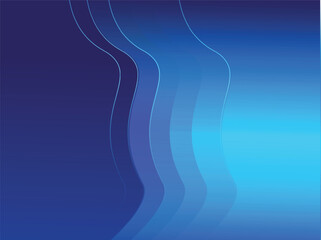 Fototapete - Blue wave abstract wave background with waves .Digital futurist cyber space design, cyberpunk technology, Virtual reality, science fiction matrix, science light circle wallpaper, vector template
