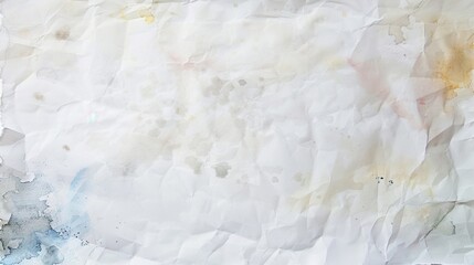 Canvas Print - Background of white watercolor paper