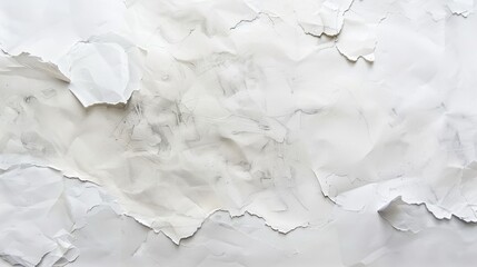 Canvas Print - Background of white watercolor paper