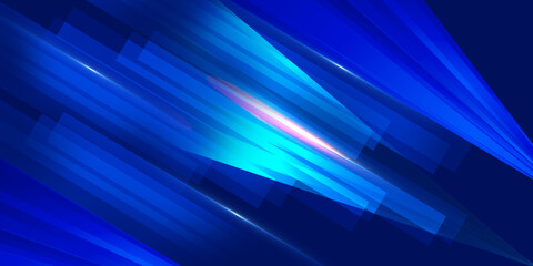 Poster - blue wave abstract wave background with waves .digital futurist cyber space design, cyberpunk techno