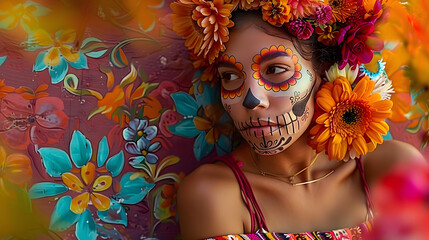 Wall Mural - expansive scene of hispanic heritage