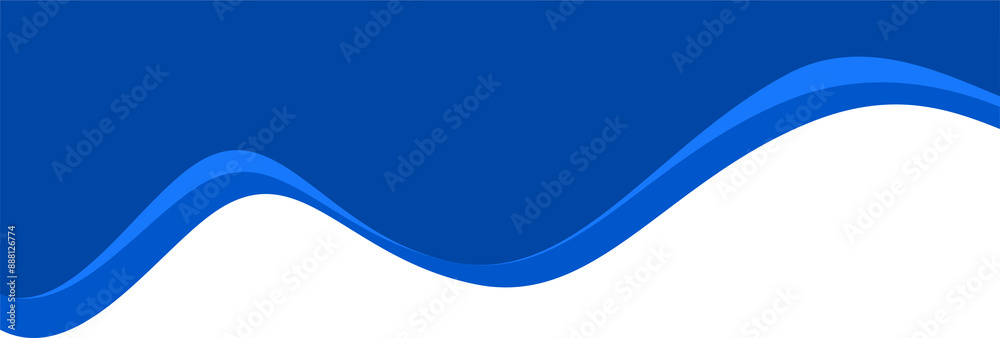 Header shape for website and border for banner. Abstract design element ...