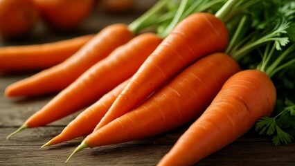 Sticker -  Fresh carrots ready for a healthy meal