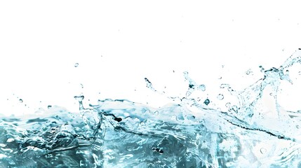 blue water splash background