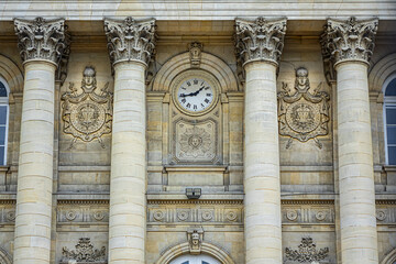 Sticker - Palace of Justice of Amiens. Palace of Justice (Palais de Justice, 1868 - 1880) in city center of Amiens. Somme department, Picardie, France. 