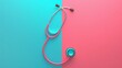 © Jayk - Stethoscope isolated on pastel background, healthcare concept