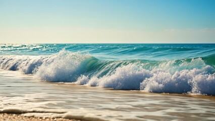 Canvas Print -  Epic ocean waves perfect for adventure