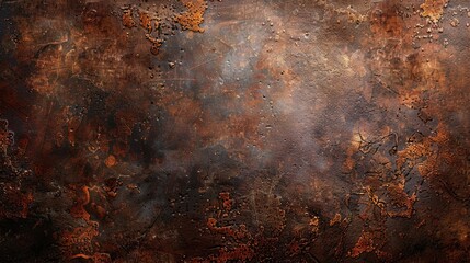 Canvas Print - Rusty metal background with space for text