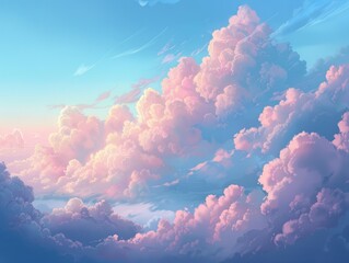 Sticker - sky and clouds