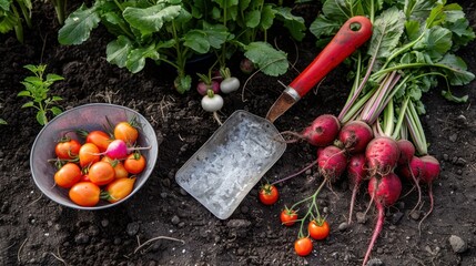 Sticker - The fresh harvest from garden