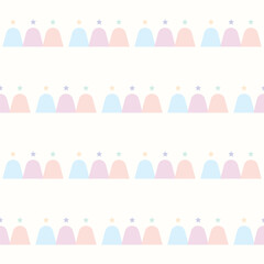 Aufkleber - Minimalist Graphic Seamless Pattern Background. Soft Colored Textile Swatch. Fabric for Kids Design. Grap[hic Wallpaper, Wrapping Paper Design. Digital Paper, Scrapbook Paper Sample	
