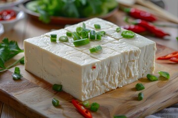 Wall Mural - Big chunk of tofu from China