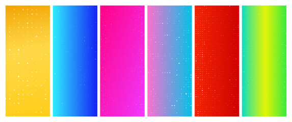 Poster - Abstract gradient geometric background with squares