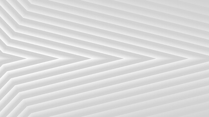 Wall Mural - Abstract gradient white color trendy wave lines background illustration.