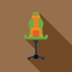 Poster - this icon of a gaming chair represents a comfortable and ergonomic seating option for gamers