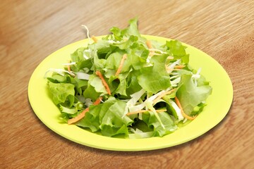 Canvas Print - Tasty fresh healthy salad dish