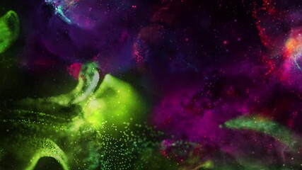 Wall Mural - colorful particle wave grain abstract background