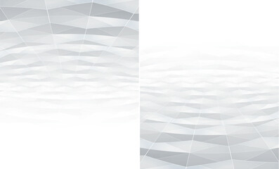 Aufkleber - Abstract soft white and gray color tone, gradient art perspective background. Vector illustration.