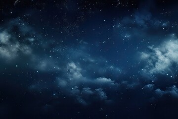 Aufkleber - Starry, nebulous cosmic expanse, celestial background with floating constellations and nebulae