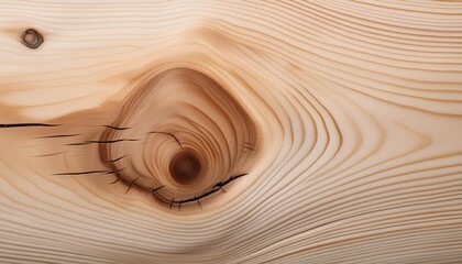 Wall Mural - close up of natural wood grain pattern on pine board