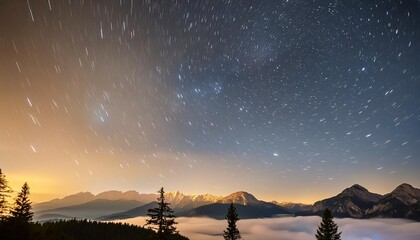 Wall Mural - the starry night sky is a beautiful sight to behold