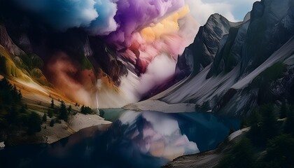 Wall Mural - watercolor background