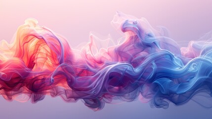 Wall Mural - Abstract Smoke and Vapor Swirls