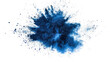 © Humam - Abstract Navy Blue Color Holi Paint Powder Festival Explosion Burst on Transparent Background PNG - Paint Isolated Splash Explode Smoke Dust Spray Cloud Gas Ink Blooming Smog Splatter Fume