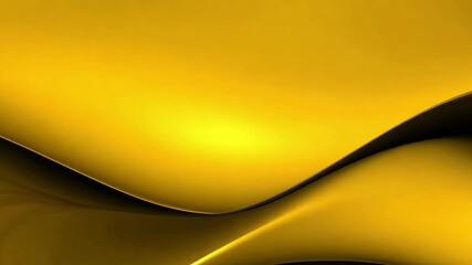 Aufkleber - Abstract background featuring a bright yellow wave shape against a slightly darker yellow background.