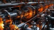 © Salman - image of a virtual financial engine, with gears and pistons powered by real-time economic data and forecasts