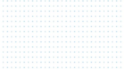 Abstract video background animated blue stars pattern seamless loop animation white background
