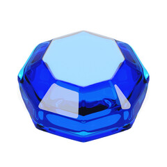 Poster - 3d rendering gemstone icon with cartoon style. Game icon concept