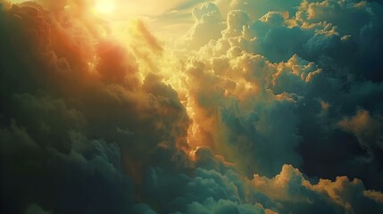 amazing light of nature - cloudscape and sky