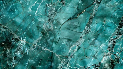 Wall Mural - Turquoise Green Marble Texture Background