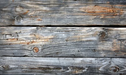 Wall Mural - weathered grey wood boards