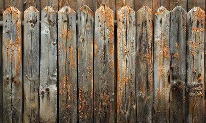 Wall Mural - Rustic wooden fence background