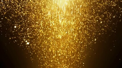 Poster - golden sparkle burst energy sparke glitter background