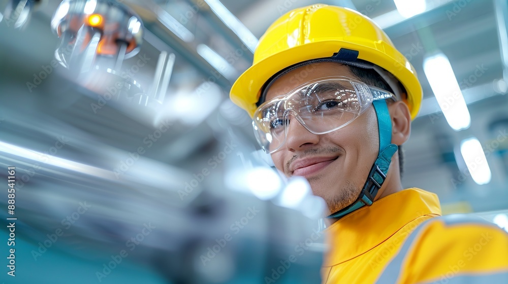Professional scene of engineers in a petrochemical plant, demonstrating ...