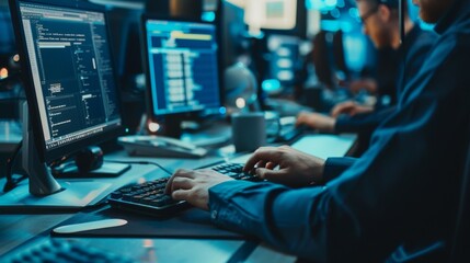 Incident management, business technology concept. Operational excellence in IT operations. Process of efficiently identifying, diagnosing and resolving unexpected problems that occur in IT systems.