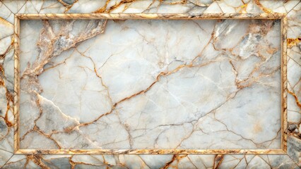 Poster - Cracked marble texture frame background with a luxurious and natural rock stone texture, cracked, marble, texture, frame