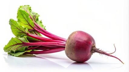 Canvas Print - Fresh beetroot isolated on a background, beetroot, vegetable, organic, red, healthy, nutrition, root vegetable, ingredient